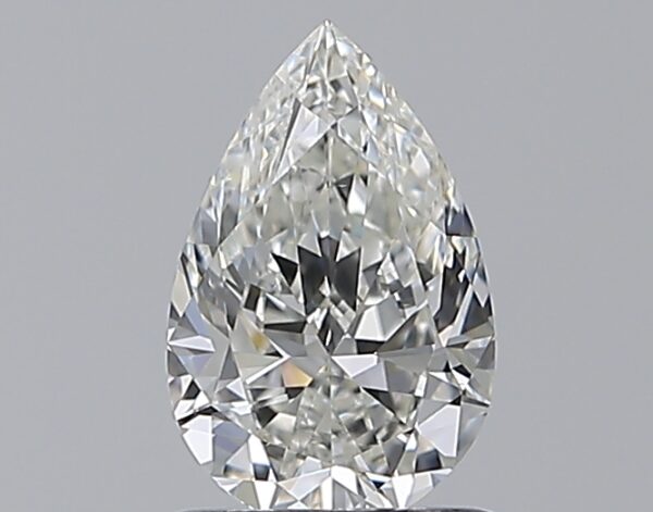 0.9 carat, G colour, VS2 clarity, Pear shape, Natural Diamond.