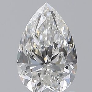 0.9 carat, F colour, SI1 clarity, Pear shape, Natural Diamond.