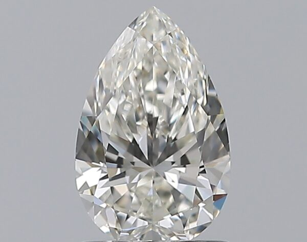 0.9 carat, H colour, VS2 clarity, Pear shape, Natural Diamond.