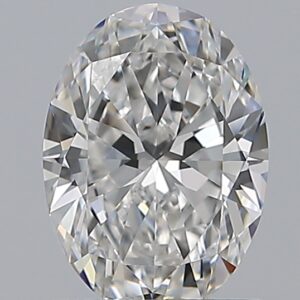 0.9 carat, E colour, VVS2 clarity, Oval shape, Natural Diamond.
