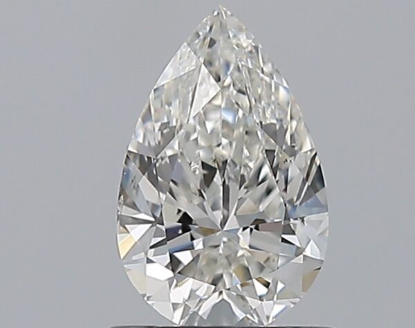 0.9 carat, G colour, SI1 clarity, Pear shape, Natural Diamond.