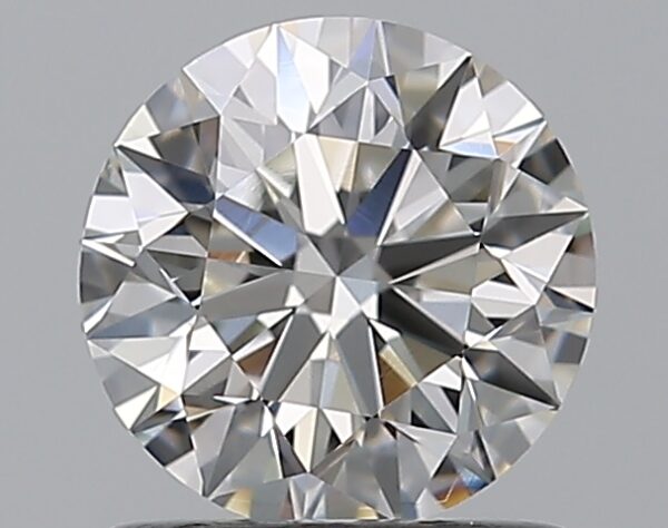 0.9 carat, H colour, VS1 clarity, Round shape, Natural Diamond.