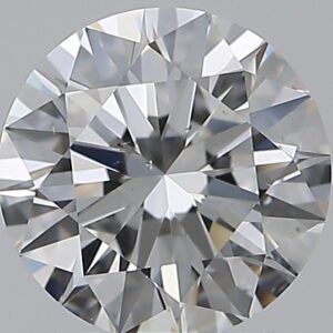 0.9 carat, F colour, SI1 clarity, Round shape, Natural Diamond.