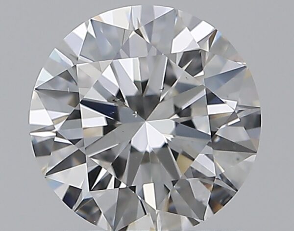 0.9 carat, F colour, SI1 clarity, Round shape, Natural Diamond.