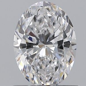 0.9 carat, D colour, VVS1 clarity, Oval shape, Natural Diamond.