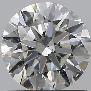 0.9 carat, G colour, SI1 clarity, Round shape, Natural Diamond.