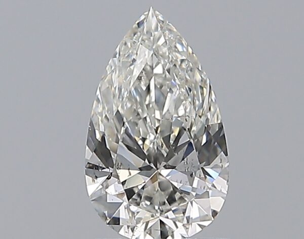 0.92 carat, H colour, SI2 clarity, Pear shape, Natural Diamond.