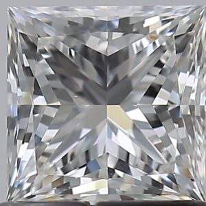 0.9 carat, G colour, VS1 clarity, Princess shape, Natural Diamond.