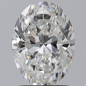 1.71 carat, F colour, VS2 clarity, Oval shape, Natural Diamond.