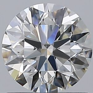 0.96 carat, H colour, IF clarity, Round shape, Natural Diamond.
