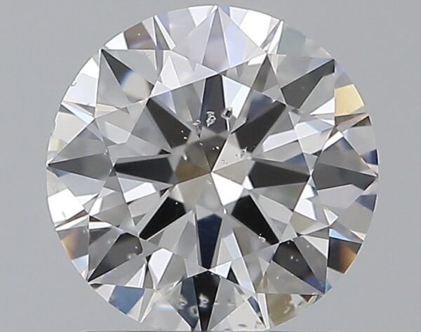 1 carat, F colour, SI2 clarity, Round shape, Natural Diamond.