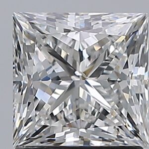 1.51 carat, F colour, SI2 clarity, Princess shape, Natural Diamond.