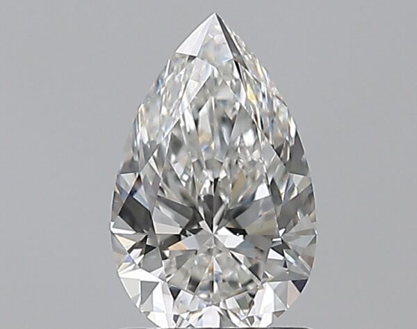 1 carat, F colour, VS2 clarity, Pear shape, Natural Diamond.