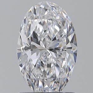 1.2 carat, D colour, IF clarity, Oval shape, Natural Diamond.