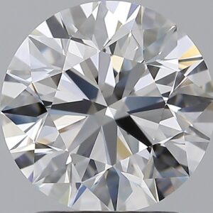 2 carat, D colour, VS2 clarity, Round shape, Natural Diamond.