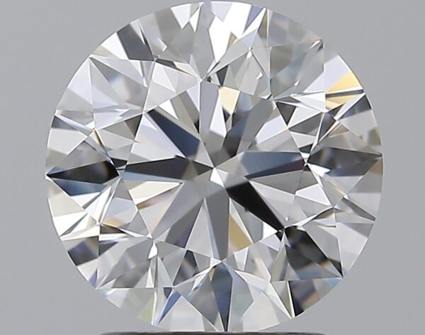 2 carat, D colour, VS2 clarity, Round shape, Natural Diamond.