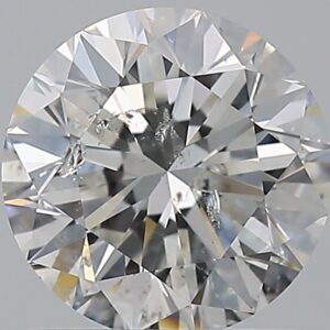 1.2 carat, G colour, SI2 clarity, Round shape, Natural Diamond.