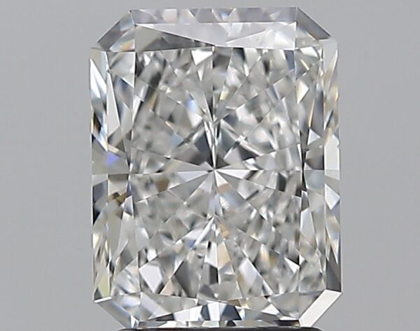 2 carat, F colour, VVS2 clarity, Radiant shape, Natural Diamond.