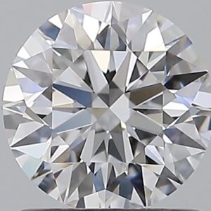 0.96 carat, D colour, VVS1 clarity, Round shape, Natural Diamond.
