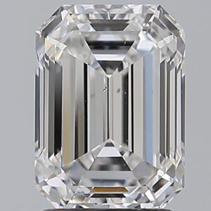2.2 carat, E colour, VS2 clarity, Emerald shape, Natural Diamond.