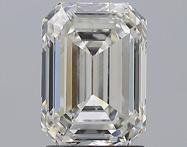 2 carat, H colour, SI2 clarity, Emerald shape, Natural Diamond.