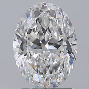 2.01 carat, D colour, SI1 clarity, Oval shape, Natural Diamond.