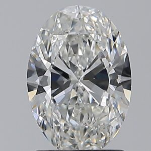 1.5 carat, G colour, SI1 clarity, Oval shape, Natural Diamond.