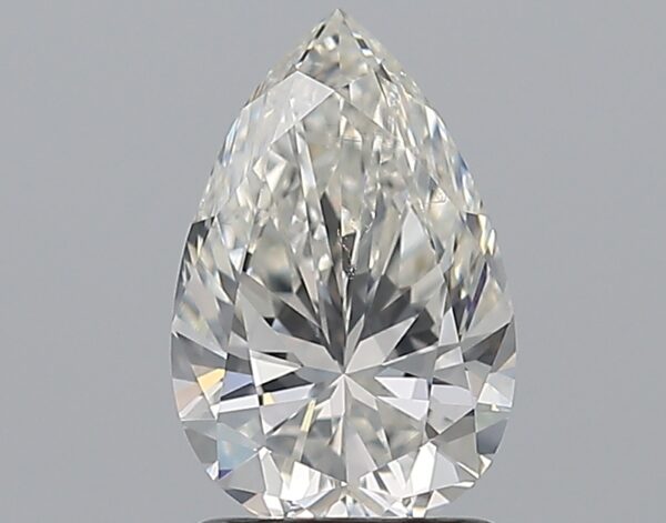 1.51 carat, H colour, SI1 clarity, Pear shape, Natural Diamond.