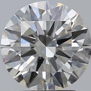 2 carat, H colour, SI1 clarity, Round shape, Natural Diamond.