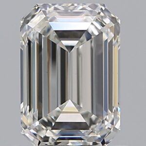 1.01 carat, G colour, VVS2 clarity, Emerald shape, Natural Diamond.