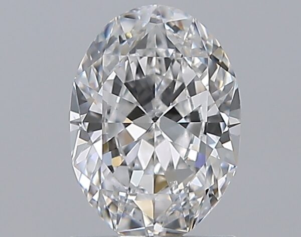 1.2 carat, D colour, SI1 clarity, Oval shape, Natural Diamond.
