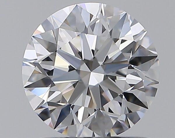 1.03 carat, D colour, IF clarity, Round shape, Natural Diamond.