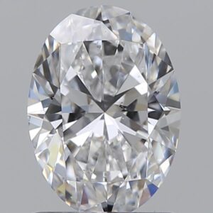 1.02 carat, D colour, VS2 clarity, Oval shape, Natural Diamond.