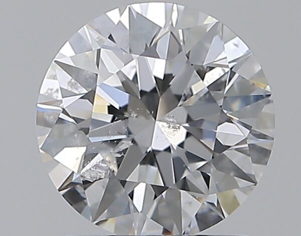 1.01 carat, D colour, SI2 clarity, Round shape, Natural Diamond.