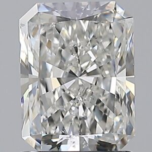 1.51 carat, F colour, SI2 clarity, Radiant shape, Natural Diamond.