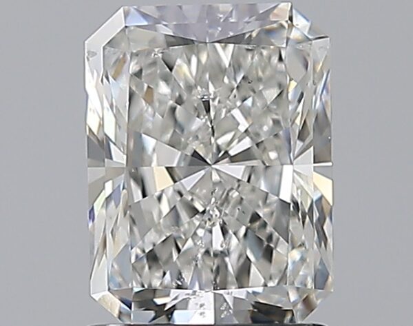 1.51 carat, F colour, SI2 clarity, Radiant shape, Natural Diamond.