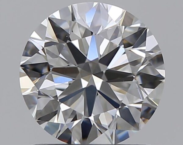 1 carat, F colour, VVS2 clarity, Round shape, Natural Diamond.