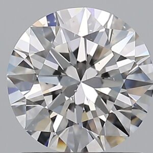1.21 carat, F colour, SI1 clarity, Round shape, Natural Diamond.