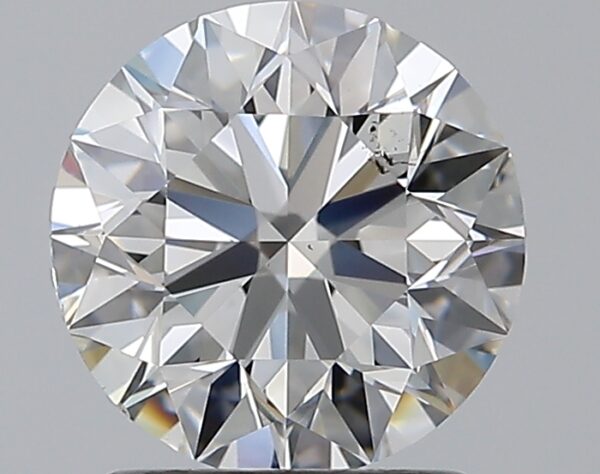 1.5 carat, G colour, SI1 clarity, Round shape, Natural Diamond.