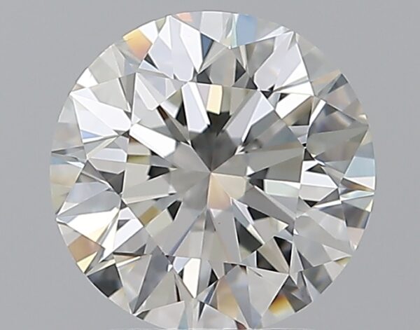 2.01 carat, H colour, VS2 clarity, Round shape, Natural Diamond.
