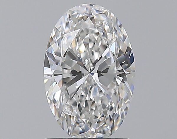 1.2 carat, E colour, VVS2 clarity, Oval shape, Natural Diamond.