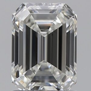 1.2 carat, H colour, VS1 clarity, Emerald shape, Natural Diamond.