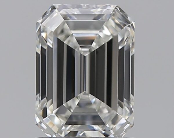 1.2 carat, H colour, VS1 clarity, Emerald shape, Natural Diamond.