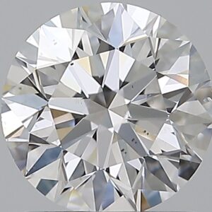 1 carat, E colour, SI1 clarity, Round shape, Natural Diamond.