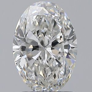 1.51 carat, F colour, SI1 clarity, Oval shape, Natural Diamond.