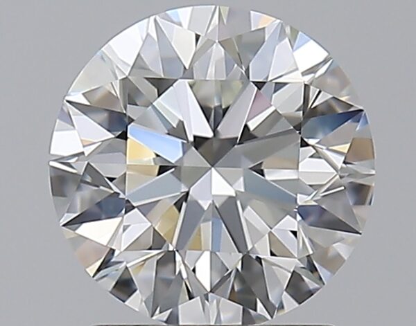 1.63 carat, G colour, FL clarity, Round shape, Natural Diamond.