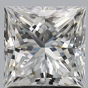 1.5 carat, G colour, VVS2 clarity, Princess shape, Natural Diamond.