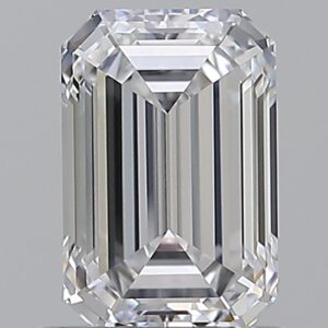 1.04 carat, D colour, VVS2 clarity, Emerald shape, Natural Diamond.