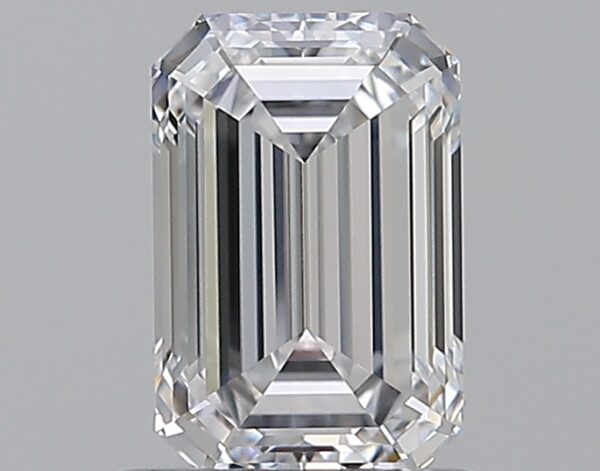 1.04 carat, D colour, VVS2 clarity, Emerald shape, Natural Diamond.