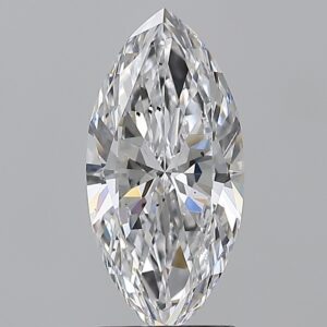 2.01 carat, D colour, SI1 clarity, Marquise shape, Natural Diamond.